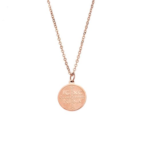 Κολιέ Γυναικείο SΕΝΖΑ Steel Rose Gold Plated
