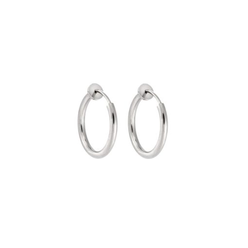 Σκουλαρίκια UNISEX SENZA Steel κρίκος χωρίς τρύπα