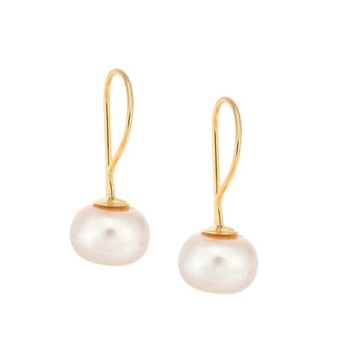Σκουλαρίκια Senza Silver 925 Gold Plated Pink