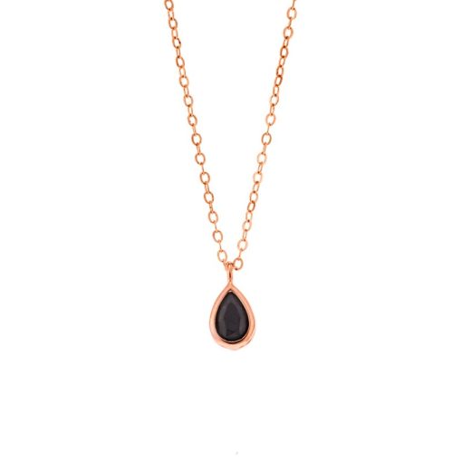 Μενταγιόν Senza Silver 925 Rose Gold Plated