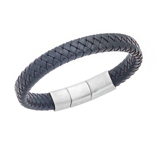 Βραχιόλι Senza Men's Stainless Steel - Chaki Leather Strap