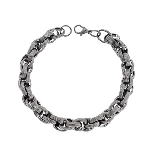 Βραχιόλι Senza Stainless Steel Gun Metal