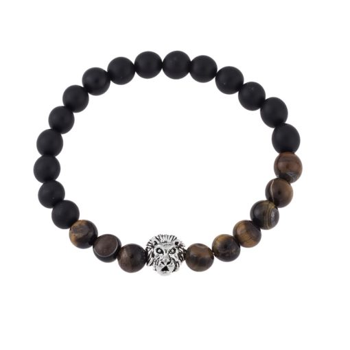 Βραχιόλι Senza Men's Onyx & Tiger Eye