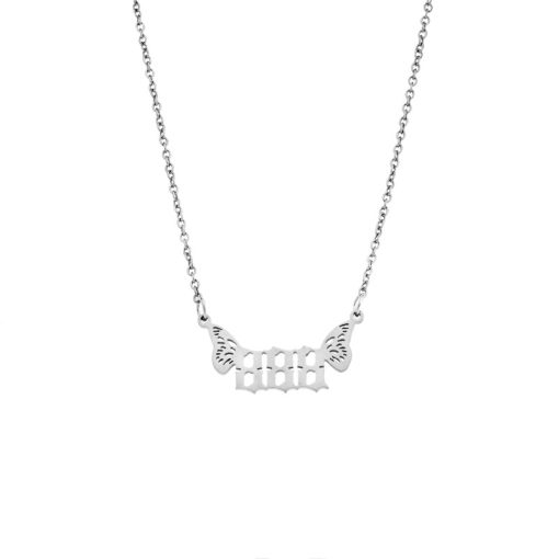 Κολιέ Senza Stainless Steel, Angel Numbers