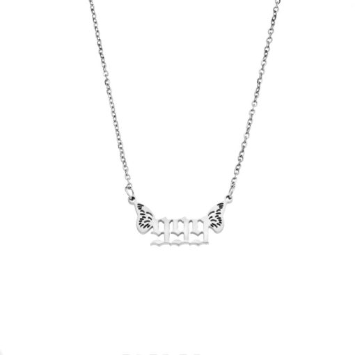 Κολιέ Senza Stainless Steel, Angel Numbers