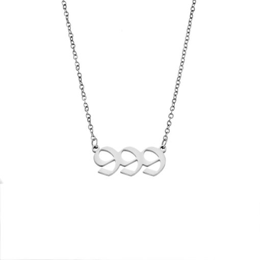 Κολιέ Senza Stainless Steel, Angel Numbers