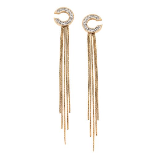 Σκουλαρίκια Γυναικεία SENZA Gold Plated Steel