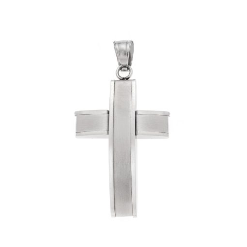 Μοτίφ Senza Men's Steel, Σταυρός από ατσάλι