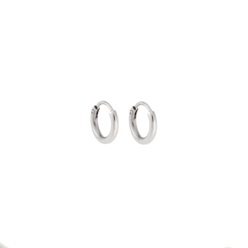 Σκουλαρίκια Γυναικεία SENZA Steel, κρικάκι 1.1 cm