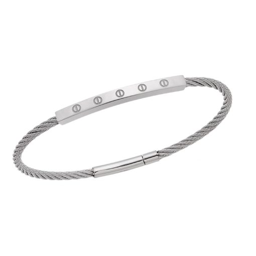 Βραχιόλι Senza Men's Steel Silver Stainless Steel Bracelet