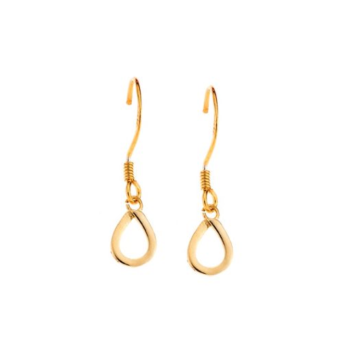 Σκουλαρίκια Senza Silver 925 Gold Plated