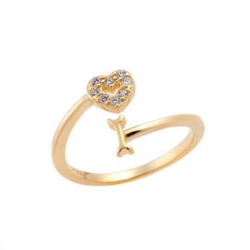 Δαχτυλίδι Chevalier Senza Silver 925 Gold Plated