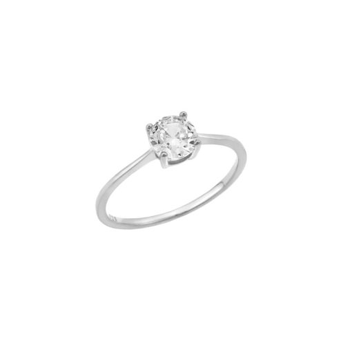 Δαχτυλίδι Γυναικείο Μονόπετρο Senza Silver 925
